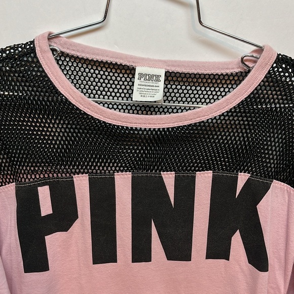 Victoria’s Secret PINK MESH BOYFRIEND JERSEY X-SMALL - Picture 3 of 8